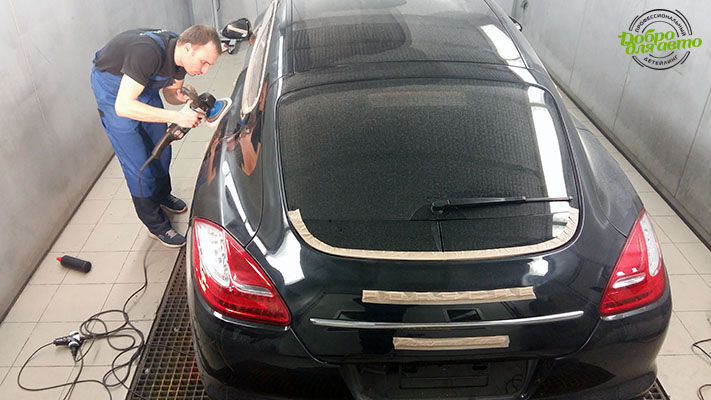 Полировка Porsche Panamera Ceramic Pro 9H