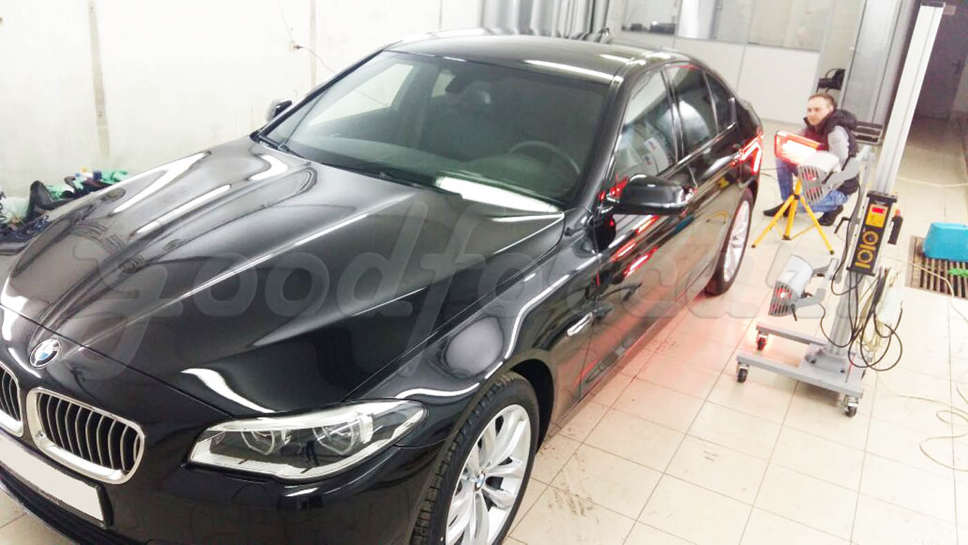 Керамическая полировка BMW 525 на ул. Обручева