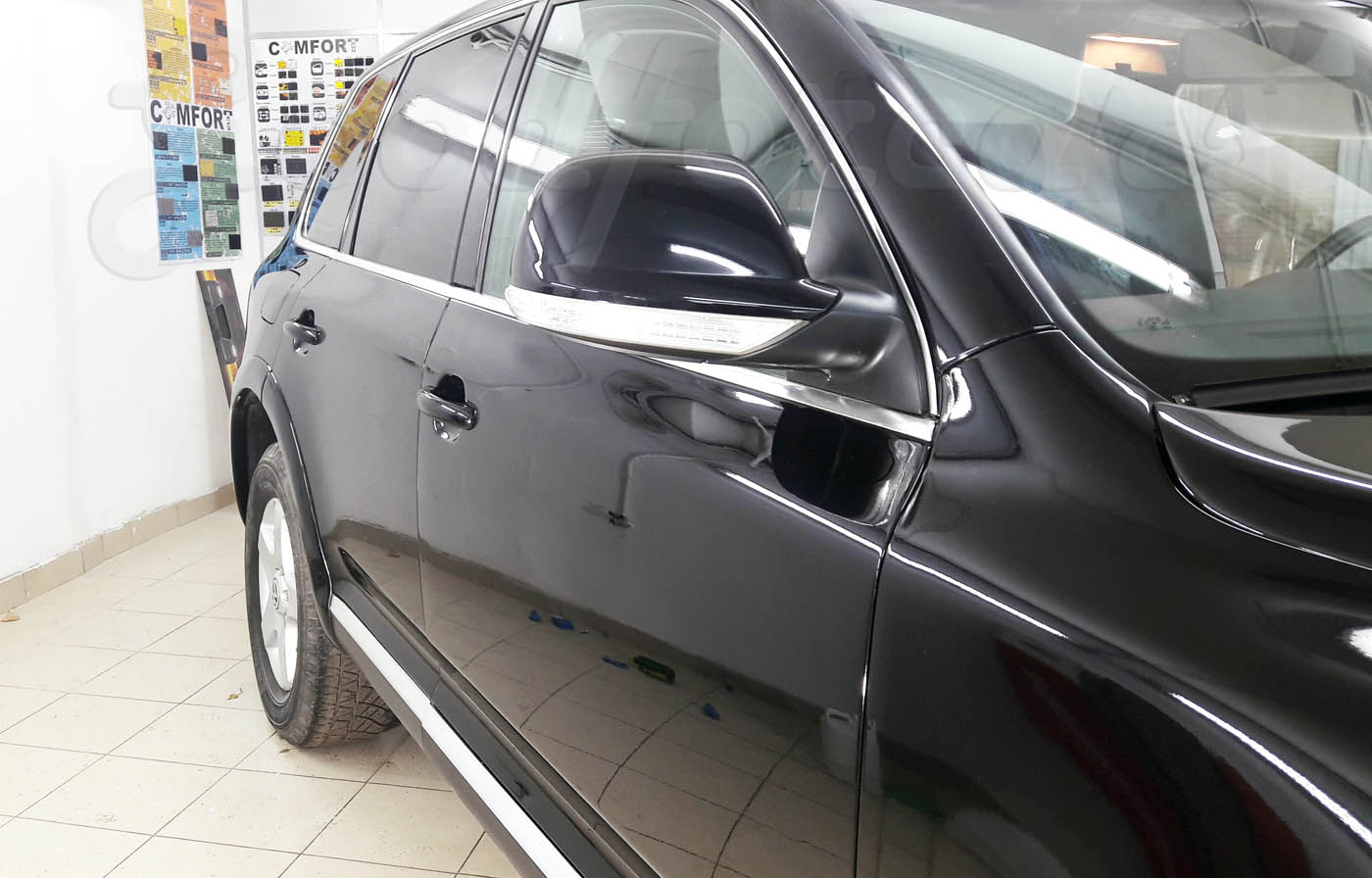 Комплекс предпродажной подготовки VW Touareg. После.