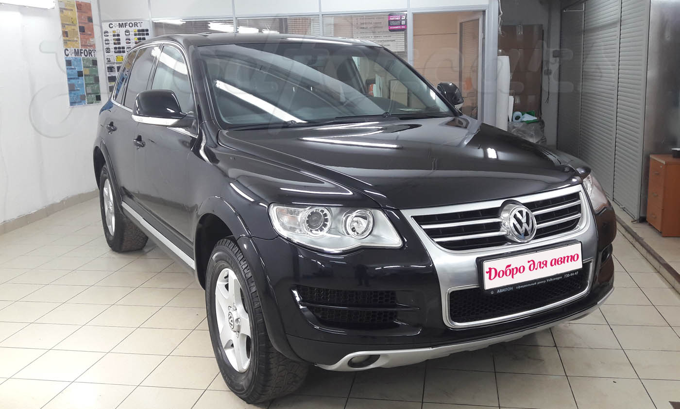 Комплекс предпродажной подготовки VW Touareg. После.