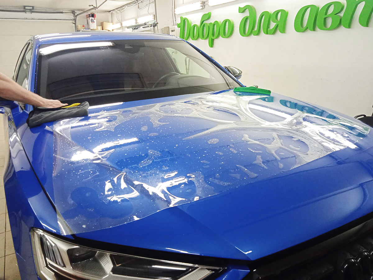 Бронирование лобового стекла Audi A8