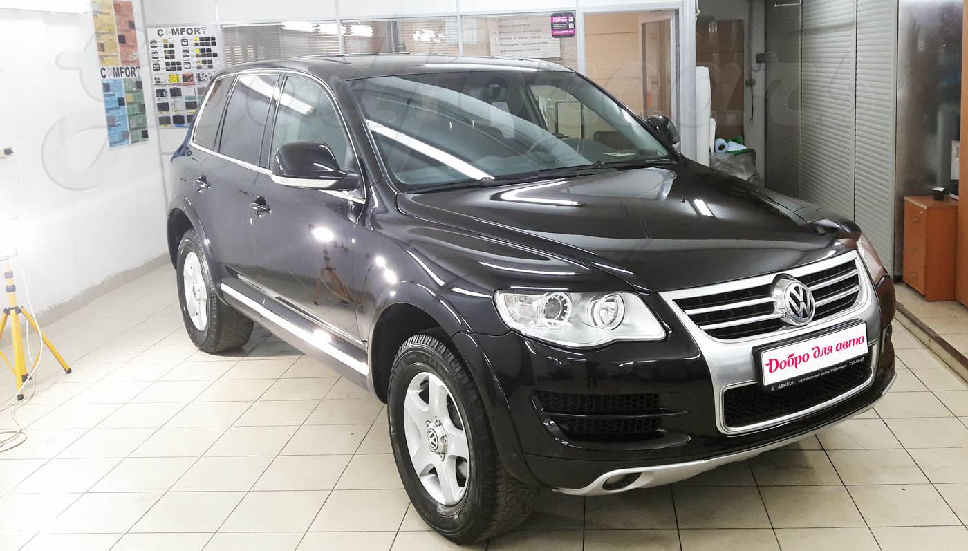 Комплекс предпродажной подготовки VW Touareg. После.